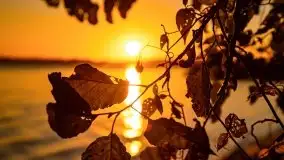 Zachód słońca, Giżycko, jezioro Niegocin, październik 2021 r. - zdjęcie 35