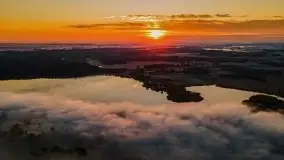 Październikowy wschód słońca, mgły i szron - zdjęcie 55