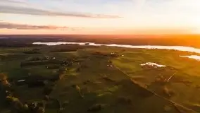 Jesienny zachód słońca z lotu ptaka - zdjęcie 14