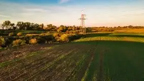 Jesienny zachód słońca z lotu ptaka - zdjęcie 13