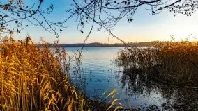 Wschód słońca nad jeziorem Kruklin, październik 2021 r. - zdjęcie 49