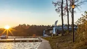 Zachód słońca i jesienne Ruciane Park  - zdjęcie 15