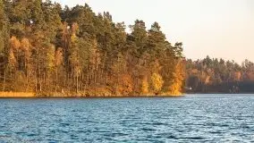 Zachód słońca i jesienne Ruciane Park  - zdjęcie 3