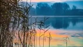 Wschód słońca nad jeziorami Niegocin i Grajewko w Bystrym - zdjęcie 12