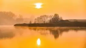 Wschód słońca nad jeziorami Niegocin i Grajewko w Bystrym - zdjęcie 28