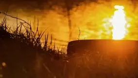 Listopadowy zachód słońca nad jeziorem Tałty, Skorupki - zdjęcie 7