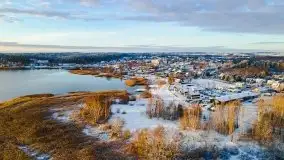 Grudniowy wschód słońca nad jeziorem Niegocin - zdjęcie 17