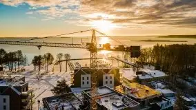 Grudniowy wschód słońca nad jeziorem Niegocin - zdjęcie 38