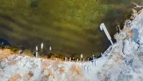 Grudniowy wschód słońca nad jeziorem Niegocin - zdjęcie 30