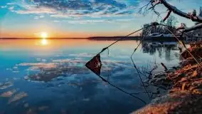 Grudniowy wschód słońca nad jeziorem Niegocin - zdjęcie 51