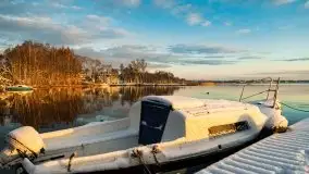 Grudniowy wschód słońca nad jeziorem Niegocin - zdjęcie 64