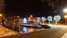 Nocne Giżycko gotowe na święta, grudzień 2021 - zdjęcie 27