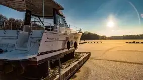 Grudniowy, zimowy port w Sztynorcie - zdjęcie 3