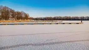 Grudniowy, zimowy port w Sztynorcie - zdjęcie 12