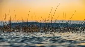 Zachód słońca nad jeziorem Święcajty, grudzień 2021 r. - zdjęcie 3