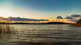 Grudniowy zachód słońca nad jeziorem Kisajno 2021 - zdjęcie 8