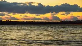 Grudniowy zachód słońca nad jeziorem Kisajno 2021 - zdjęcie 36