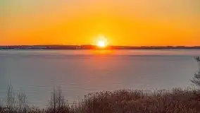 Wschód słońca nad jeziorem Niegocin, krzyż św. Brunona - zdjęcie 30