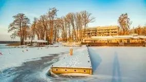 Zimowy wschód i południe w Strandzie nad jeziorem Kisajno - zdjęcie 19