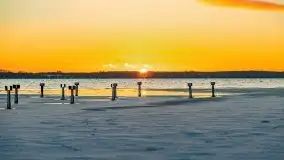 Wschód słońca nad jeziorem Łabap w Radziejach - zdjęcie 68