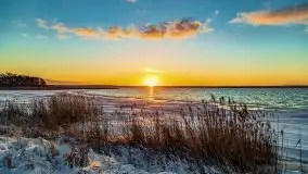 Wschód słońca nad jeziorem Łabap w Radziejach - zdjęcie 20