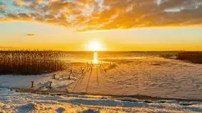 Wschód słońca nad jeziorem Łabap w Radziejach - zdjęcie 58