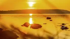 Styczniowy zachód słońca nad jeziorem Święcajty, 2022 r. - zdjęcie 40