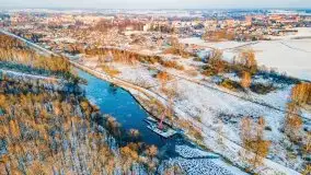 Mazurska zima nad kanałami, styczeń 2021 - zdjęcie 2