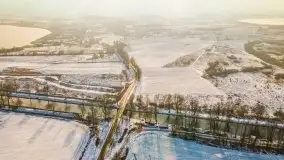 Mazurska zima nad kanałami, styczeń 2021 - zdjęcie 19