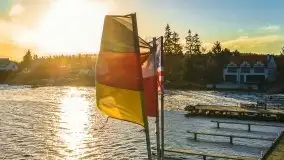 Wschód słońca nad jeziorami Boczne i Niegocin, styczeń 2022 r. - zdjęcie 62