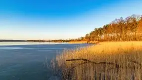 Wschód słońca nad jeziorami Boczne i Niegocin, styczeń 2022 r. - zdjęcie 59