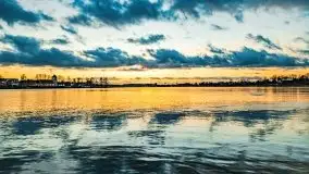 Zachód słońca nad jeziorem Bocznym, styczeń 2022 - zdjęcie 28