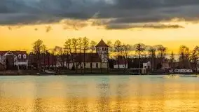 Zachód słońca nad jeziorem Bocznym, styczeń 2022 - zdjęcie 19