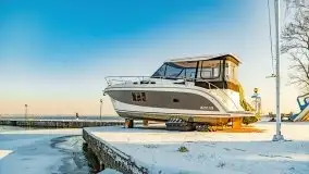 Zimowa wersja AZS Wilkasy nad jeziorem Niegocin, styczeń 2022 r. - zdjęcie 2