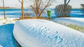 Zimowa wersja AZS Wilkasy nad jeziorem Niegocin, styczeń 2022 r. - zdjęcie 16