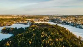 Zachód słońca przy wyspie Wydmińskiej, marzec 2021 r. - zdjęcie 44