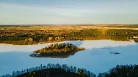 Zachód słońca przy wyspie Wydmińskiej, marzec 2021 r. - zdjęcie 6