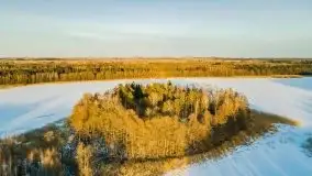 Zachód słońca przy wyspie Wydmińskiej, marzec 2021 r. - zdjęcie 16