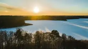 Zachód słońca przy wyspie Wydmińskiej, marzec 2021 r. - zdjęcie 55