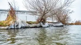 Niegocin i Giżycko skute lodem, grudzień 2020 - zdjęcie 4