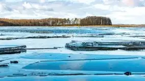 Zimowe jeziora przy Malinówce Wielkiej - zdjęcie 2