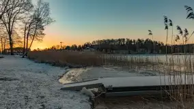 Wschód słońca w Strandzie nad jeziorem Kisajno - zdjęcie 6