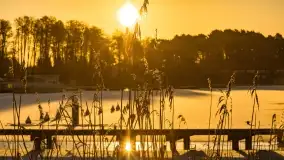 Wschód słońca w Strandzie nad jeziorem Kisajno - zdjęcie 49