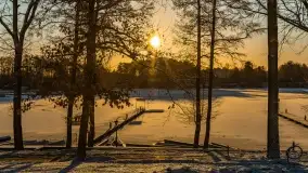 Wschód słońca w Strandzie nad jeziorem Kisajno - zdjęcie 29
