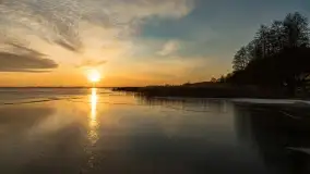 Wschód słońca nad jeziorem Niegocin w Wilkasach - zdjęcie 20