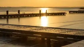 Wschód słońca nad jeziorem Niegocin w Wilkasach - zdjęcie 71