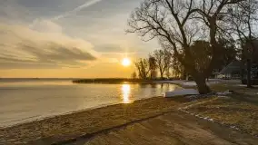 Wschód słońca nad jeziorem Niegocin w Wilkasach - zdjęcie 72