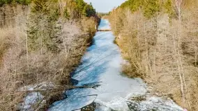 Jaz walcowy na kanale mazurskim, śluza Guja Piaski - zdjęcie 4