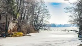 Jaz walcowy na kanale mazurskim, śluza Guja Piaski - zdjęcie 7