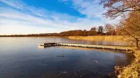 Zachód słońca nad jeziorem Harsz w Harszu - zdjęcie 4